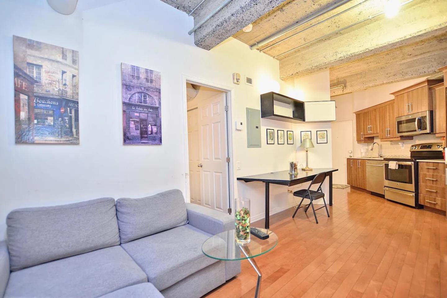 モントリオールStylish Urban Loft Downtownアパートメント エクステリア 写真